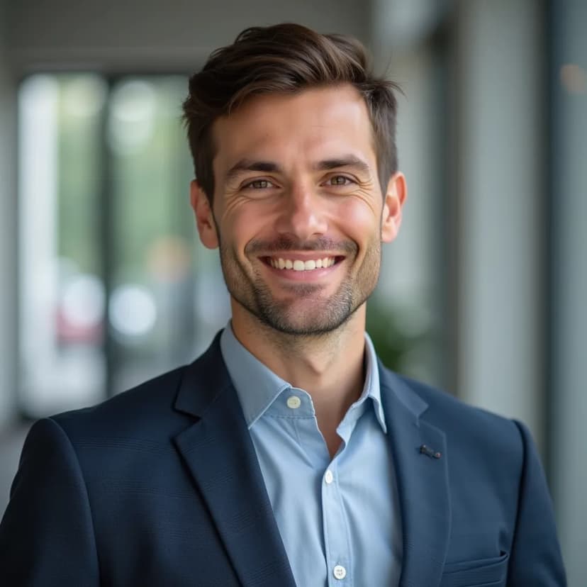 Natural light headshot