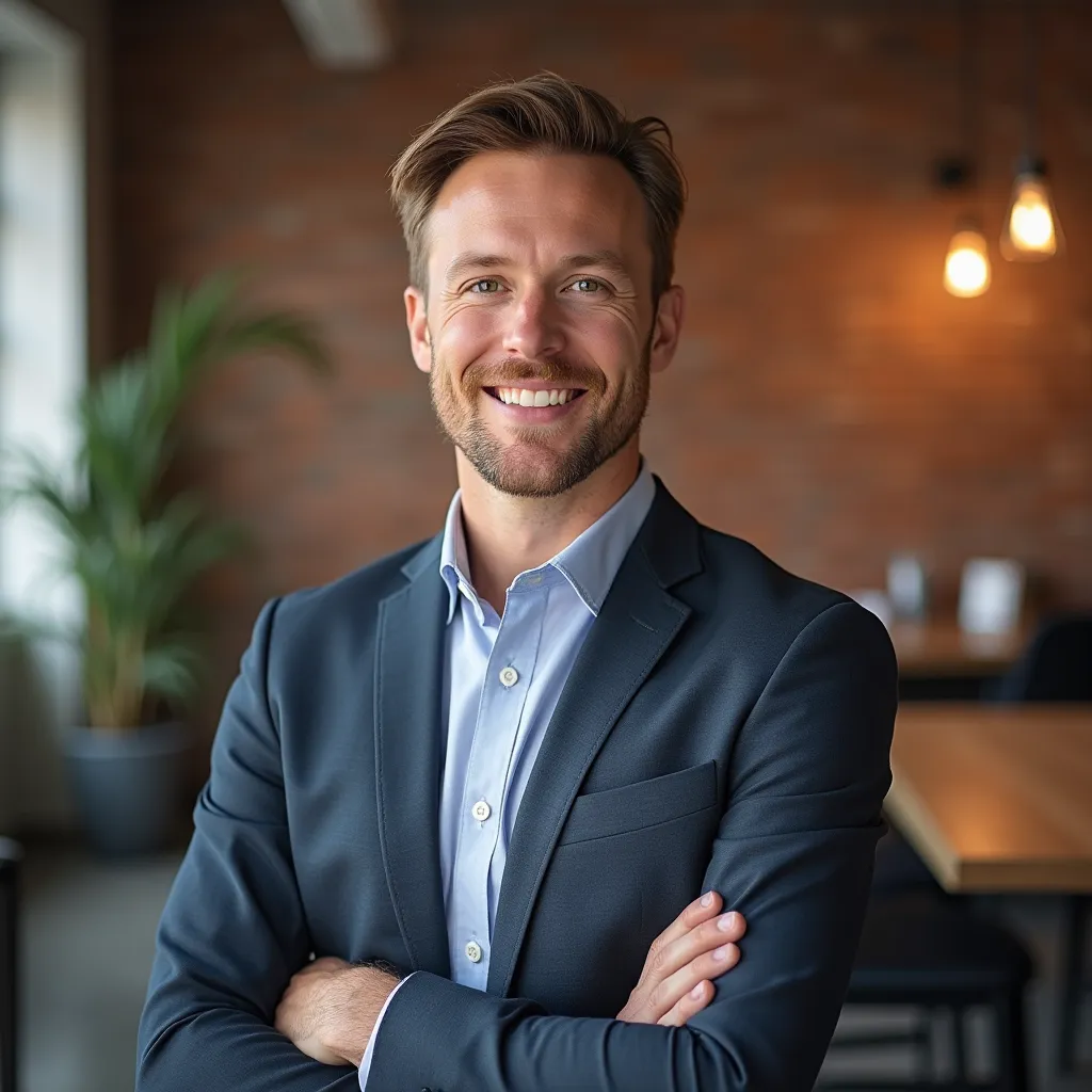 LinkedIn AI headshot example